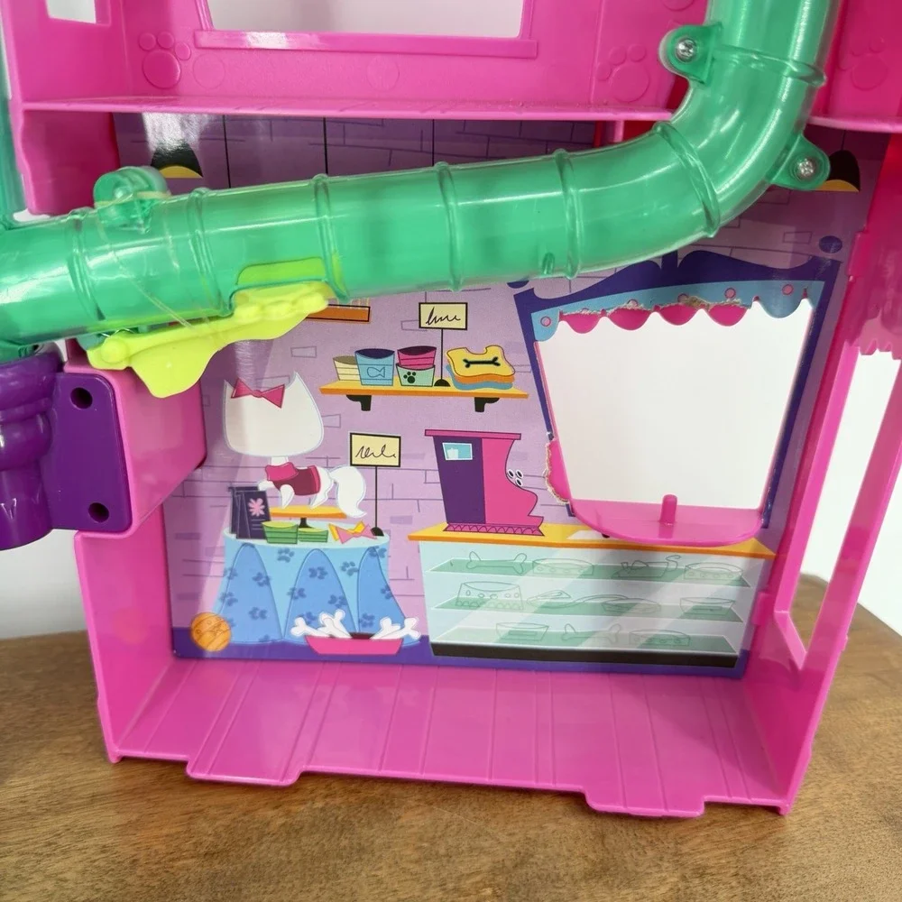 Littlest Pet Shop Pet Playset Storefront Slide Tube Hamster‎ Wheel 2012